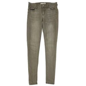 ALTAR'D STATE Gray-Green Low Rise Stretch Skinny Jeans Women's Jr Sz 25/1